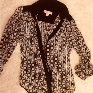 Michael by Michael Korda patterned blouse